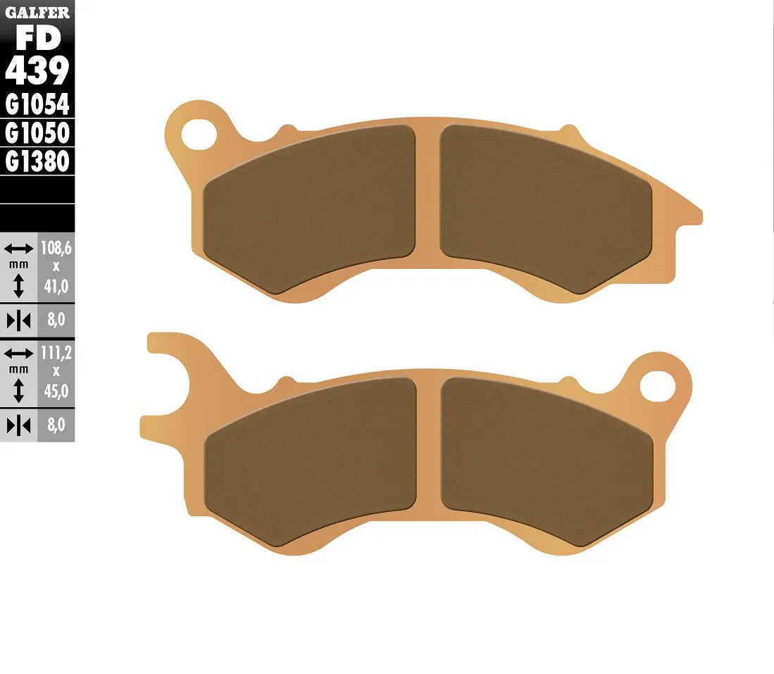 Galfer Hh Sintered Brake Pads For Motorcycles