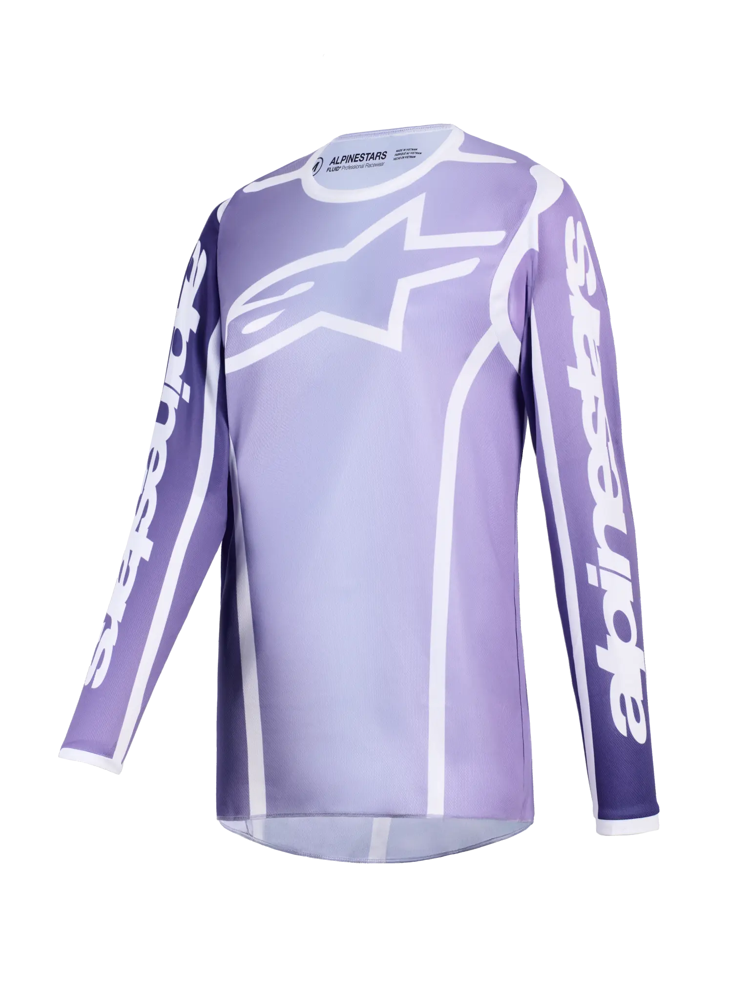 Alpinestars Stella Fluid Apex Women's Off-road Jersey - Purple/White