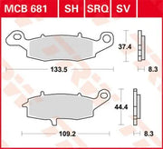 Trw Sh Series Sintered Metal Rear Brake Pads