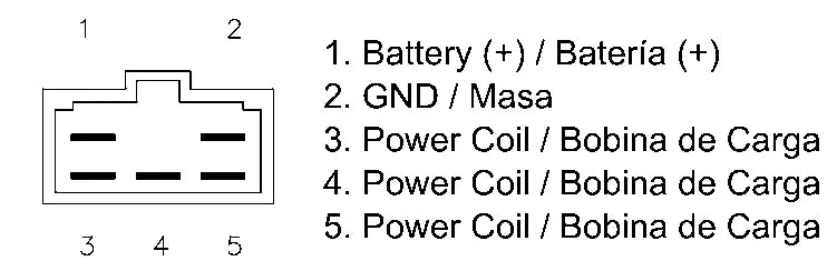 Motoplat Regulator - 35 Amp opladningseffekt