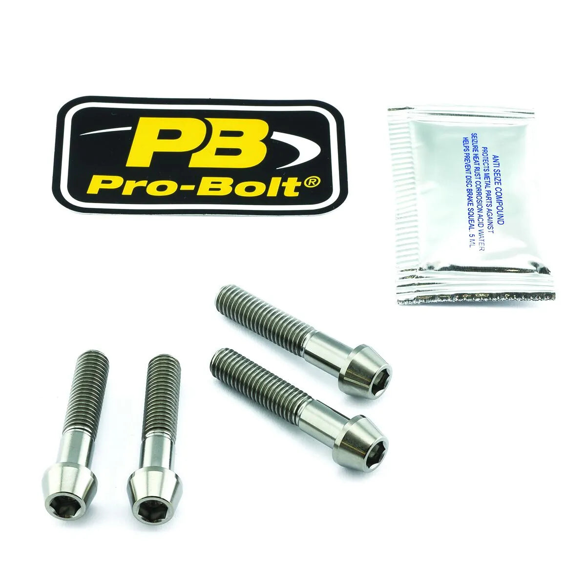 Pro Bolt Titanium Foraksel Klemmebolt Sæt