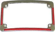 Custom Dynamics Radius License Plate Frame With Red Leds