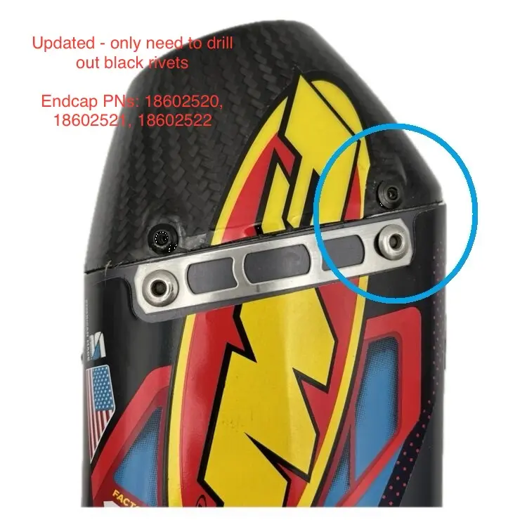 Fmf Rct Carbon Fiber Replacement End Cap Kit