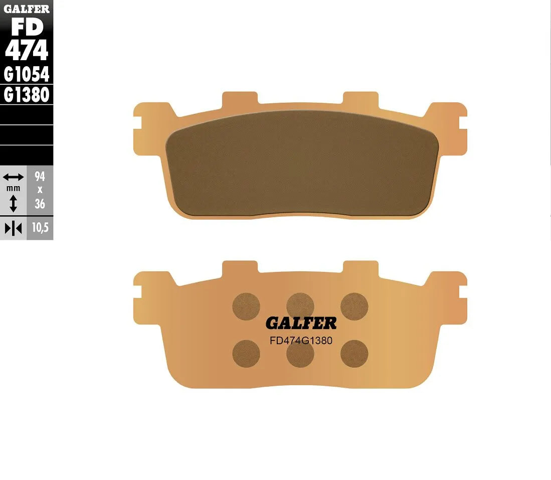 Galfer Hh Sintered Brake Pads - Superior Stopping Power