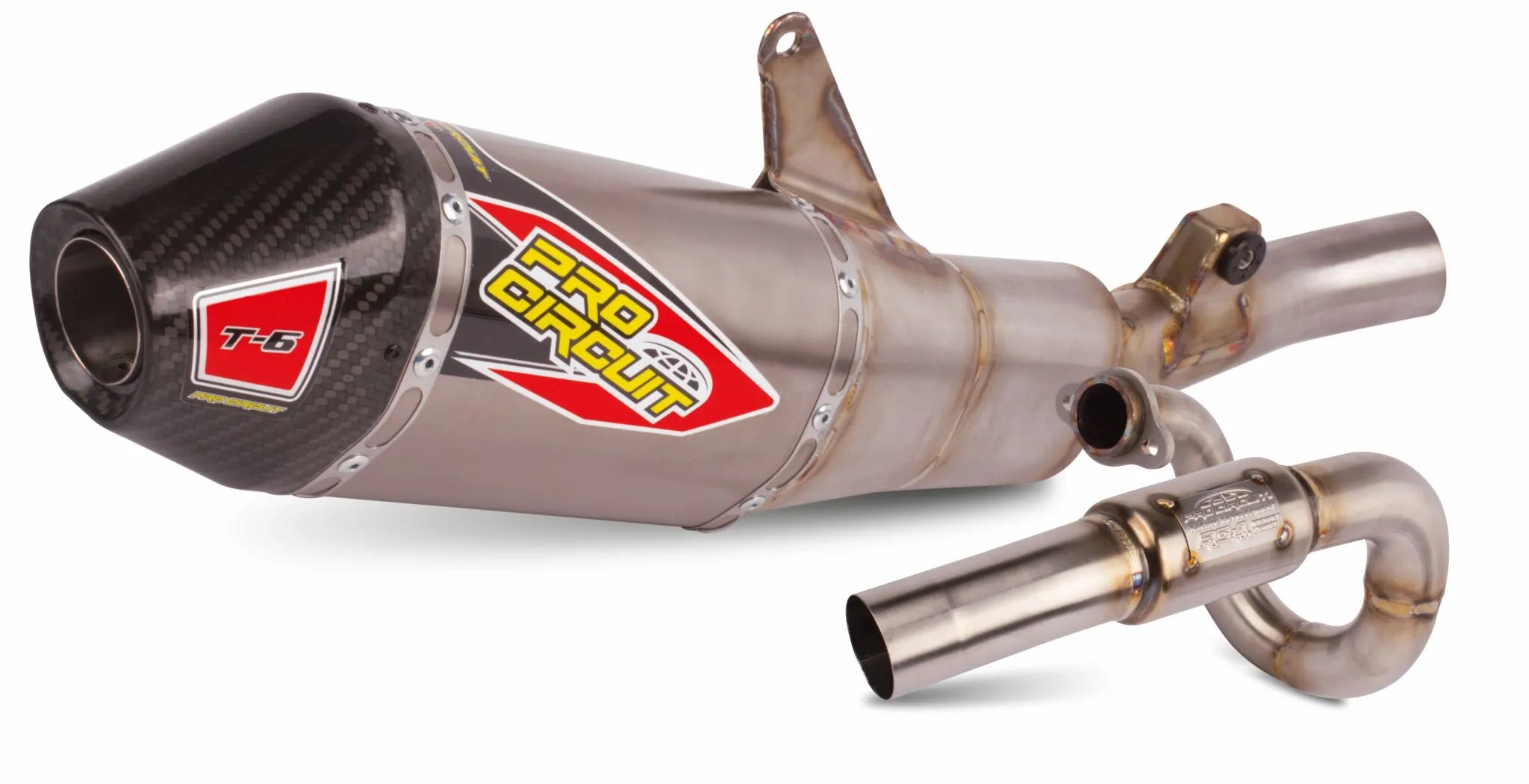 Pro Circuit T-6 Euro Exhaust System Ss/ti/cf