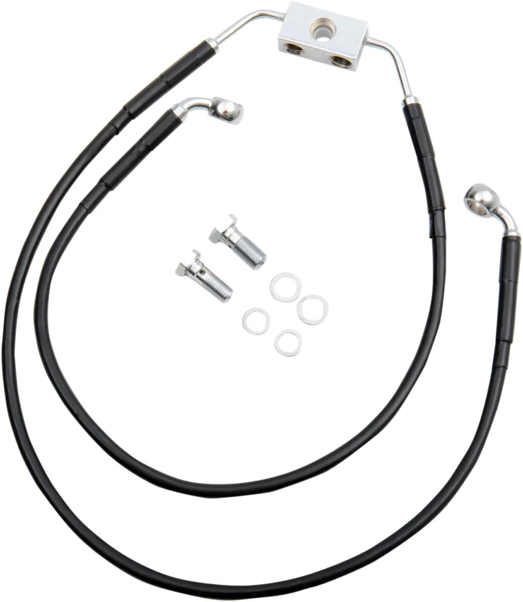 Drag Specialties Extended Brake Line Kit With Abs
