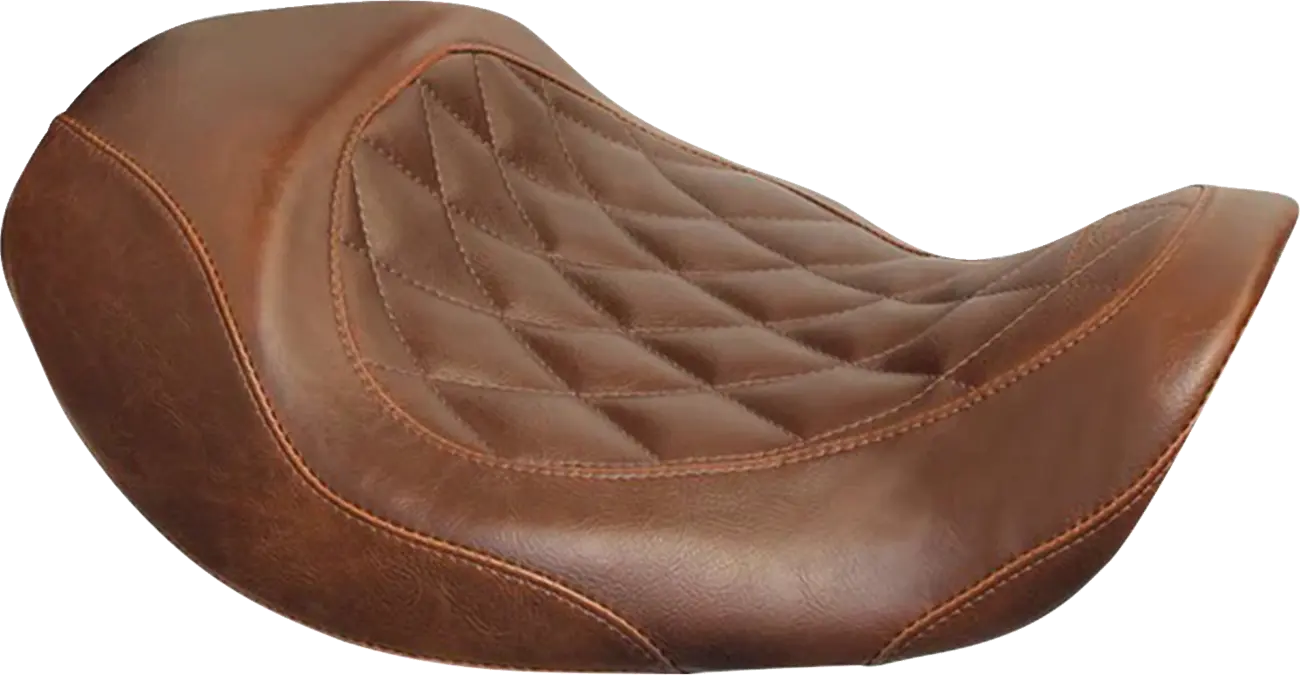 Mustang Wide Tripper Seat - Brown Diamond