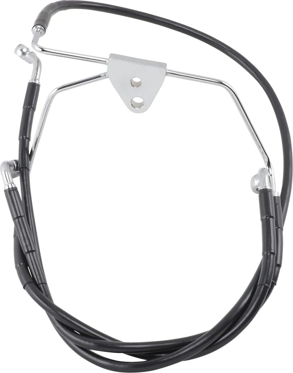 Drag Specialties Extended Black Vinyl Brake Line Kit