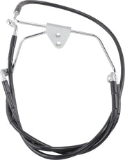 Drag Specialties Extended Black Vinyl Brake Line Kit