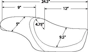 Drag Specialties Predator Solo Seat