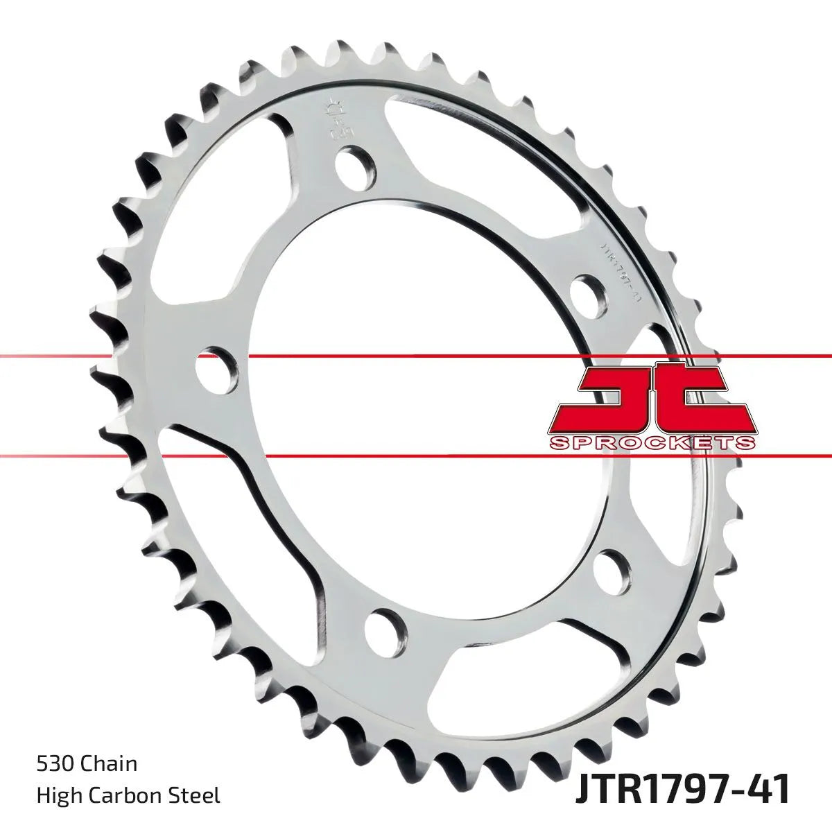 JT Sprockets Stål Baghjul 530-41t