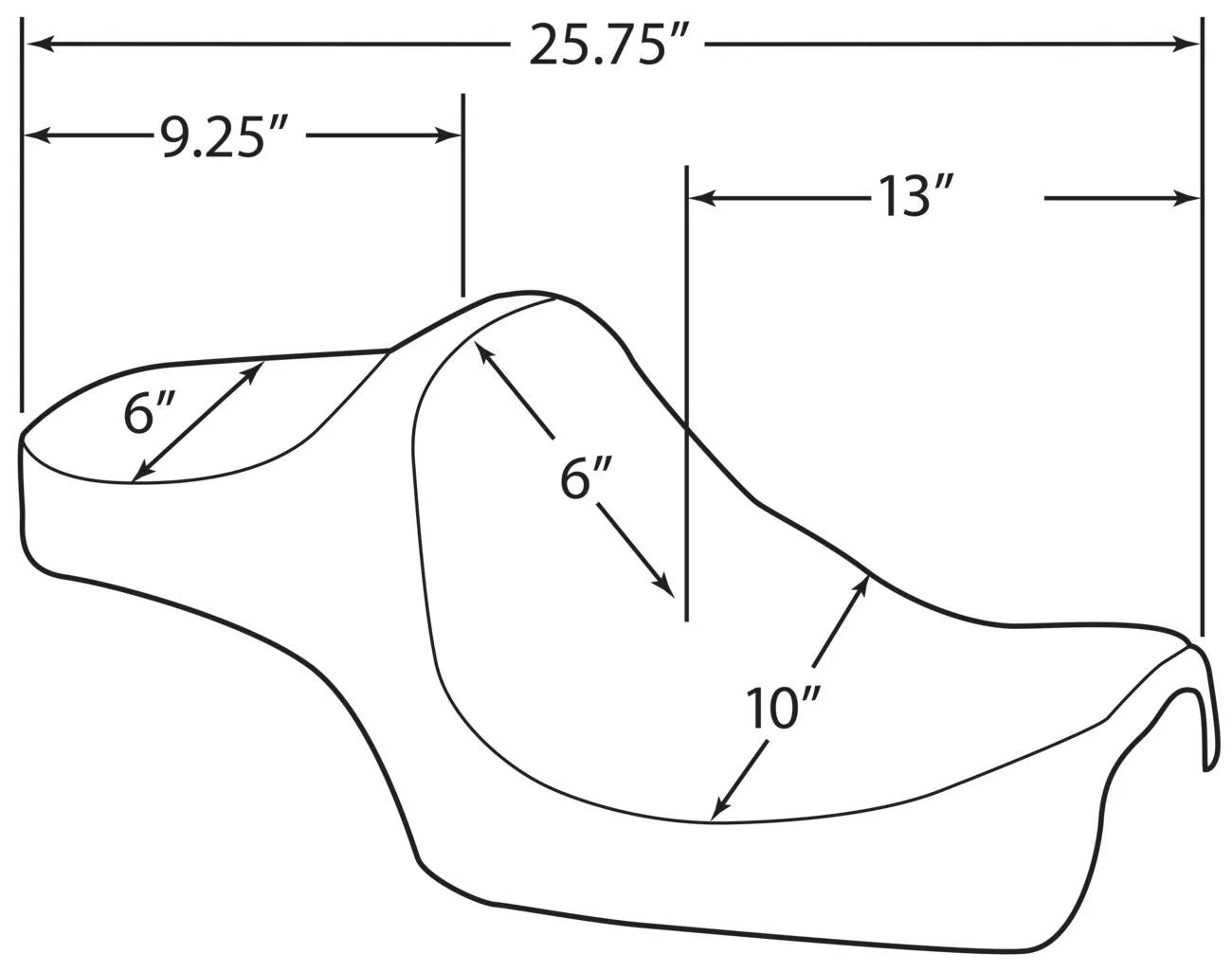 Drag Specialties Predator Iii sæde