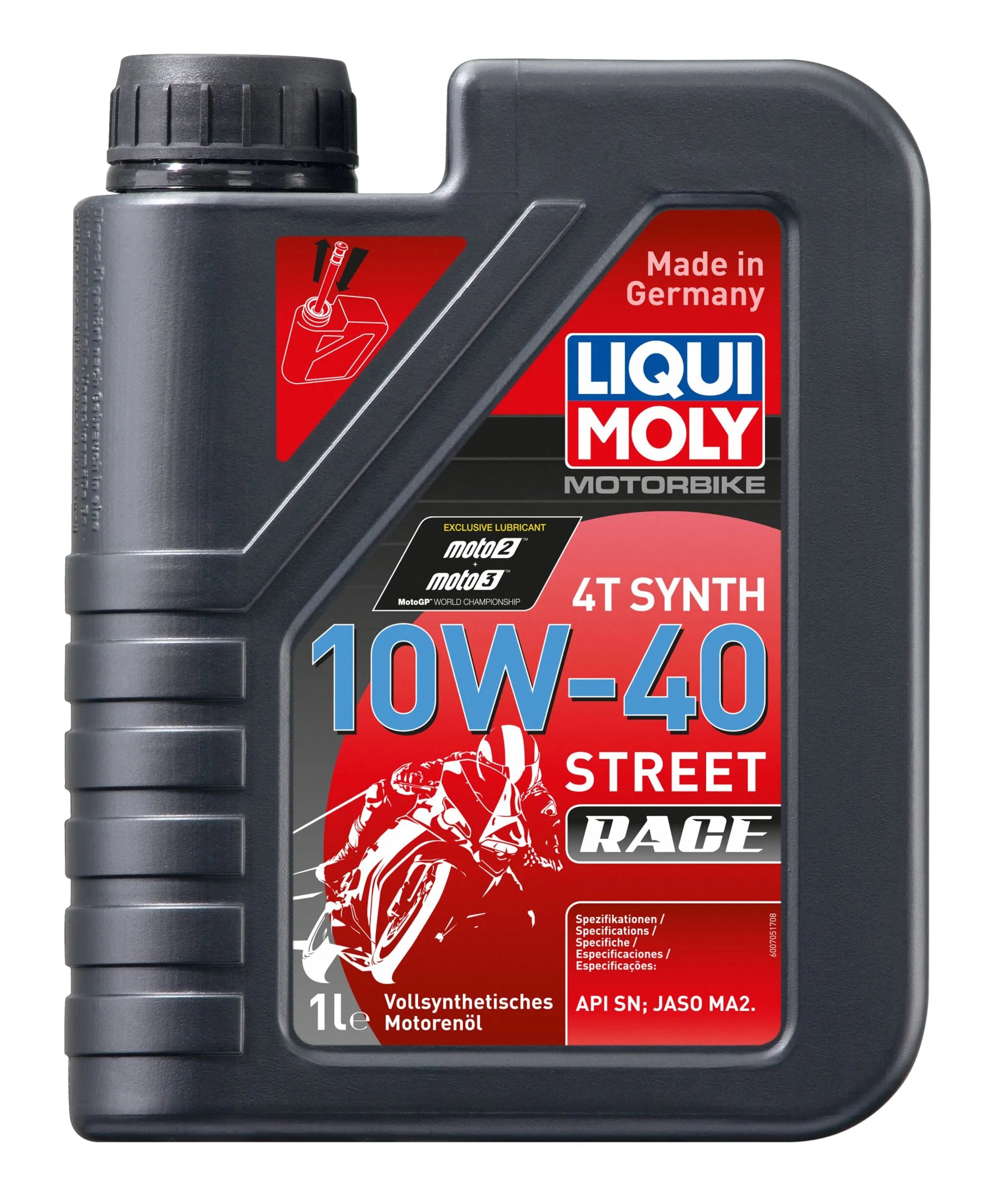 Liqui Moly 4t 10w-40 Street Engine Oil - Full Synthetic