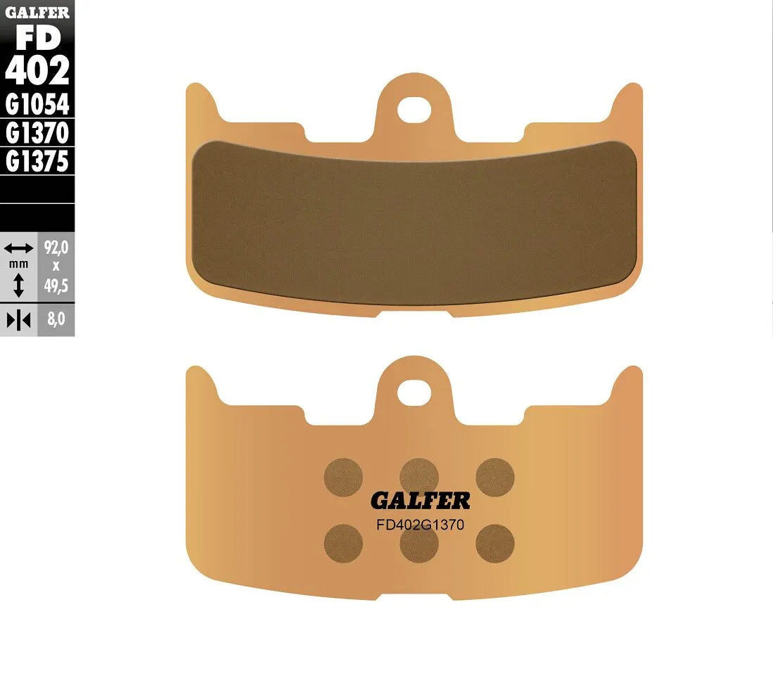 Galfer Hh Sintered Brake Pads For Motorcycle