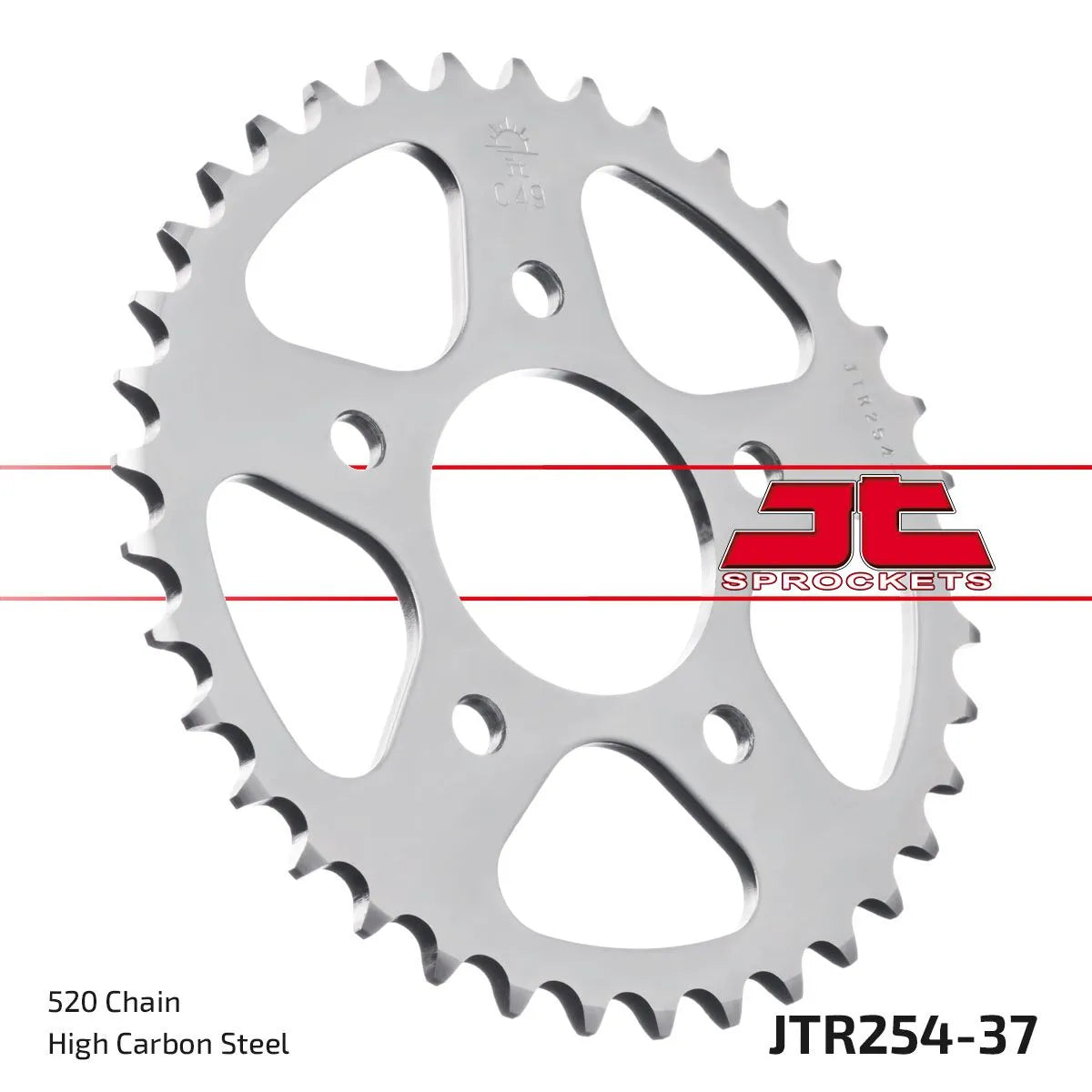 Jt Sprockets Stål Baghjul - 520, 37t