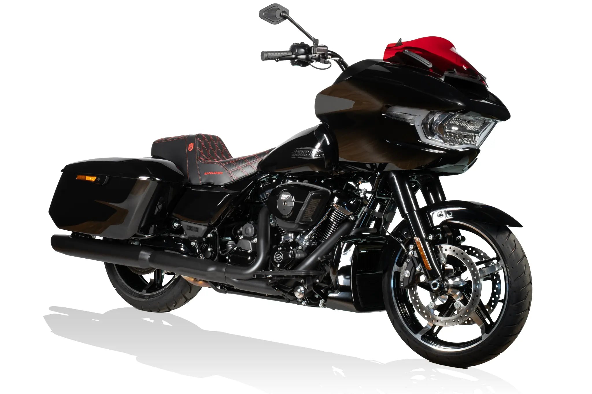 Drag Specialties justerbart spejl - 18 cm stilk, sort