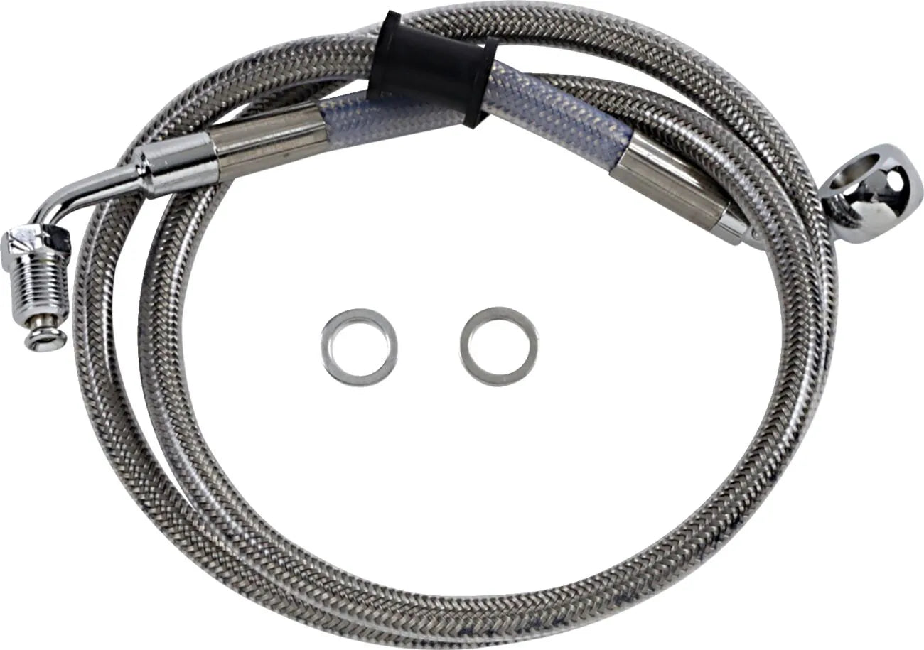 Drag Specialties Extended Brake Line For Abs - 33.25"