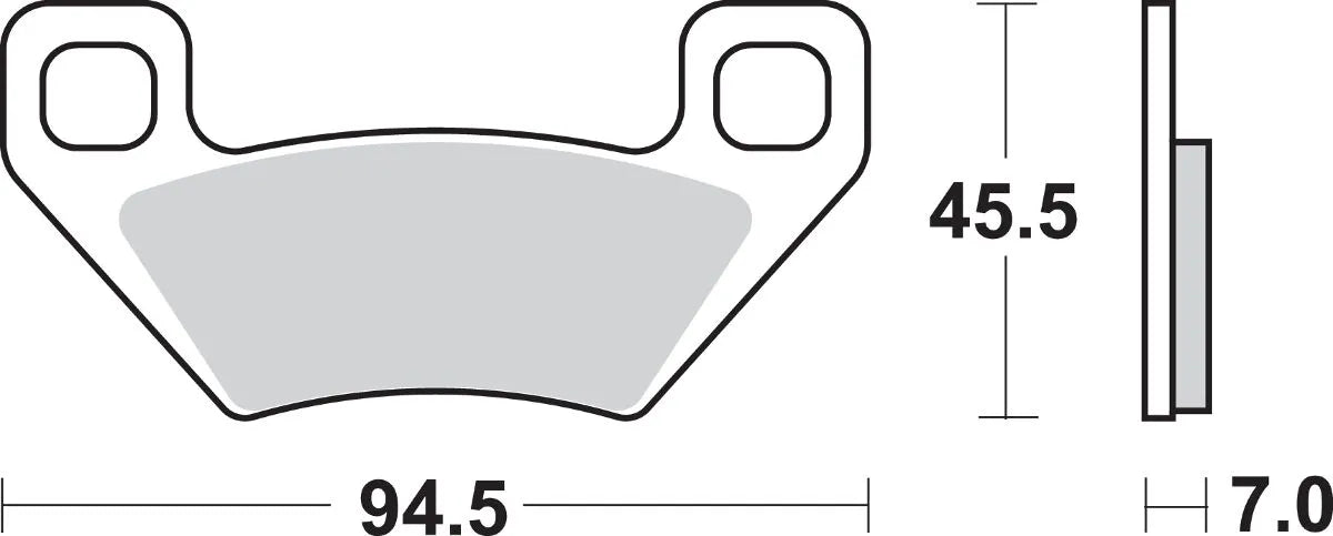 Sbs Ats All-terrain Sintered Brake Pads
