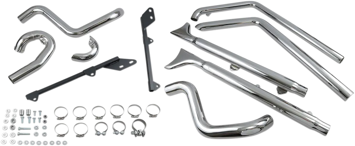 Bassani Xhaust True Duals Fishtail Exhaust System