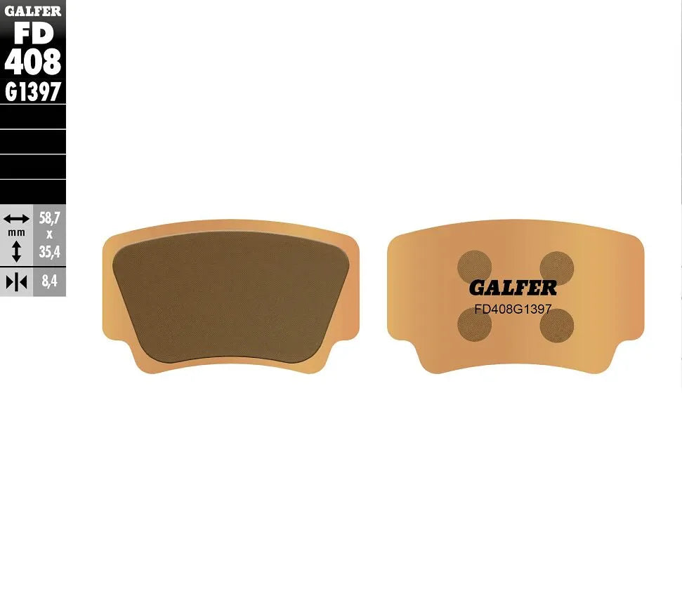 Galfer Hh Sintered Brake Pads For Motorcycles