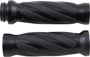 Drag Specialties Twisted Grips - Sort, 2,5 cm