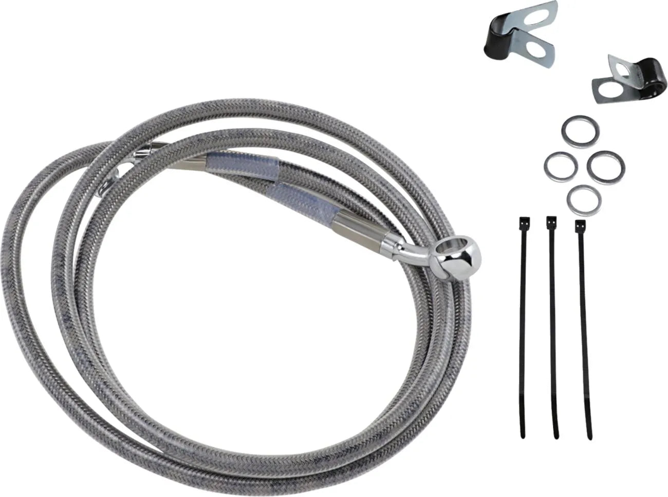 Drag Specialties Extended Brake Line Kit Abs Models 55.25"