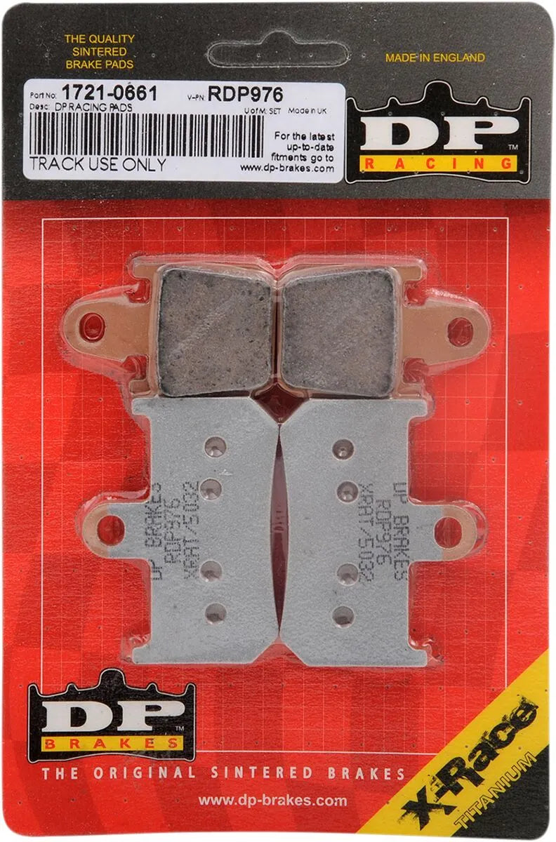 Dp Brakes Rdp X-race Titanium Sintered Brake Pads