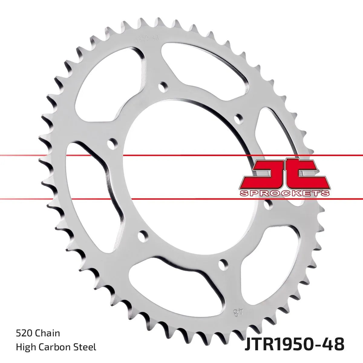 Jt Sprockets Stål Baghjul - 520, 48t