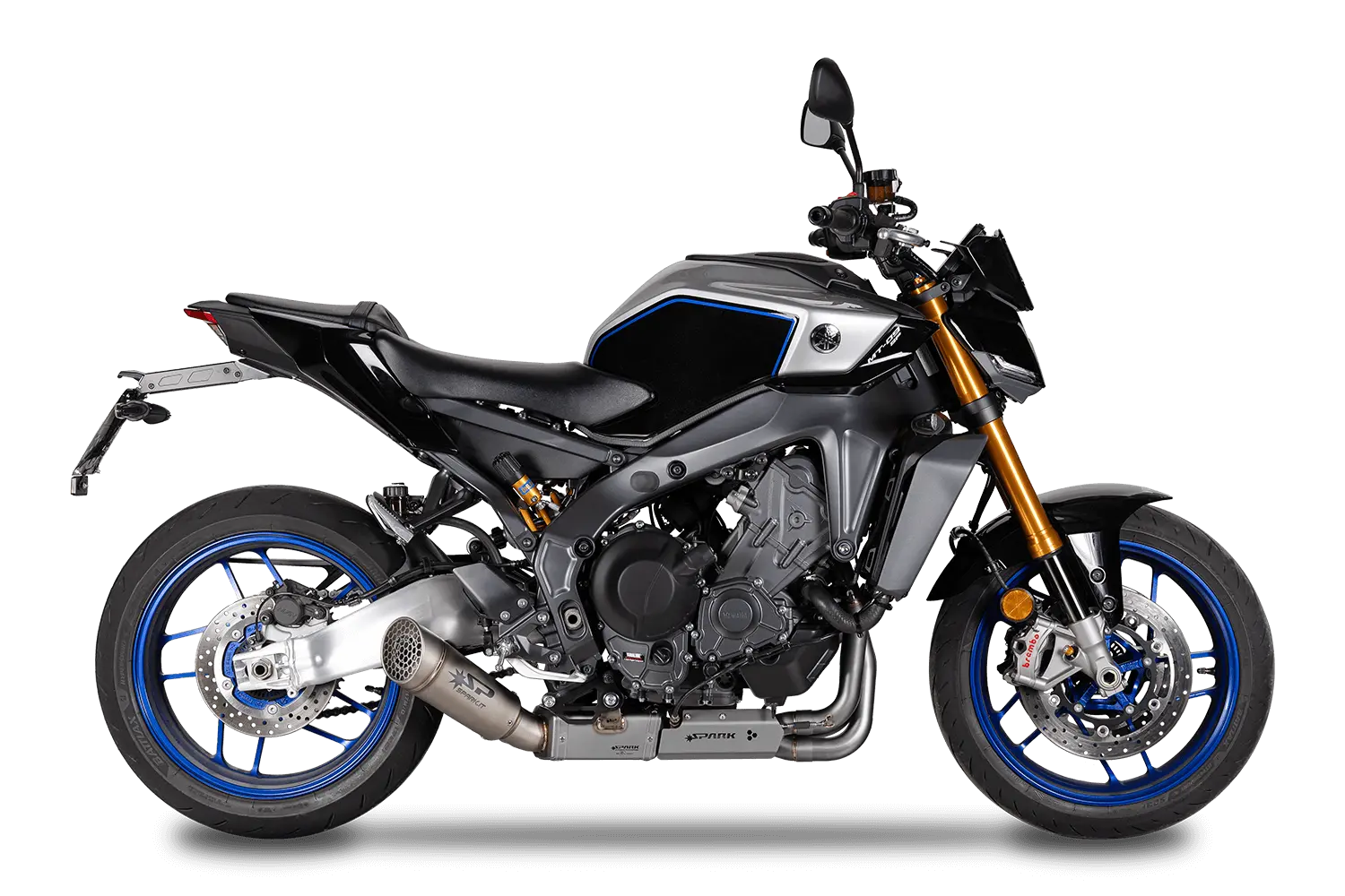 Spark Grid-o Exhaust System Full System Titanium Muffler