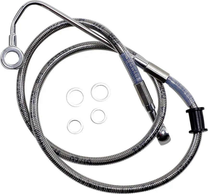 Drag Specialties Extended Brake Line For Abs - 27.25"