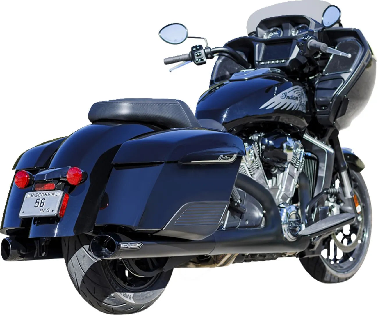 S&s Cycle 4" Broadhead Slip-on Mufflers - Black