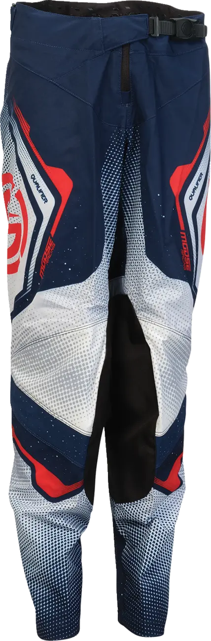 Moose Offroad Youth Qualifier Pants - Blue/Red/White