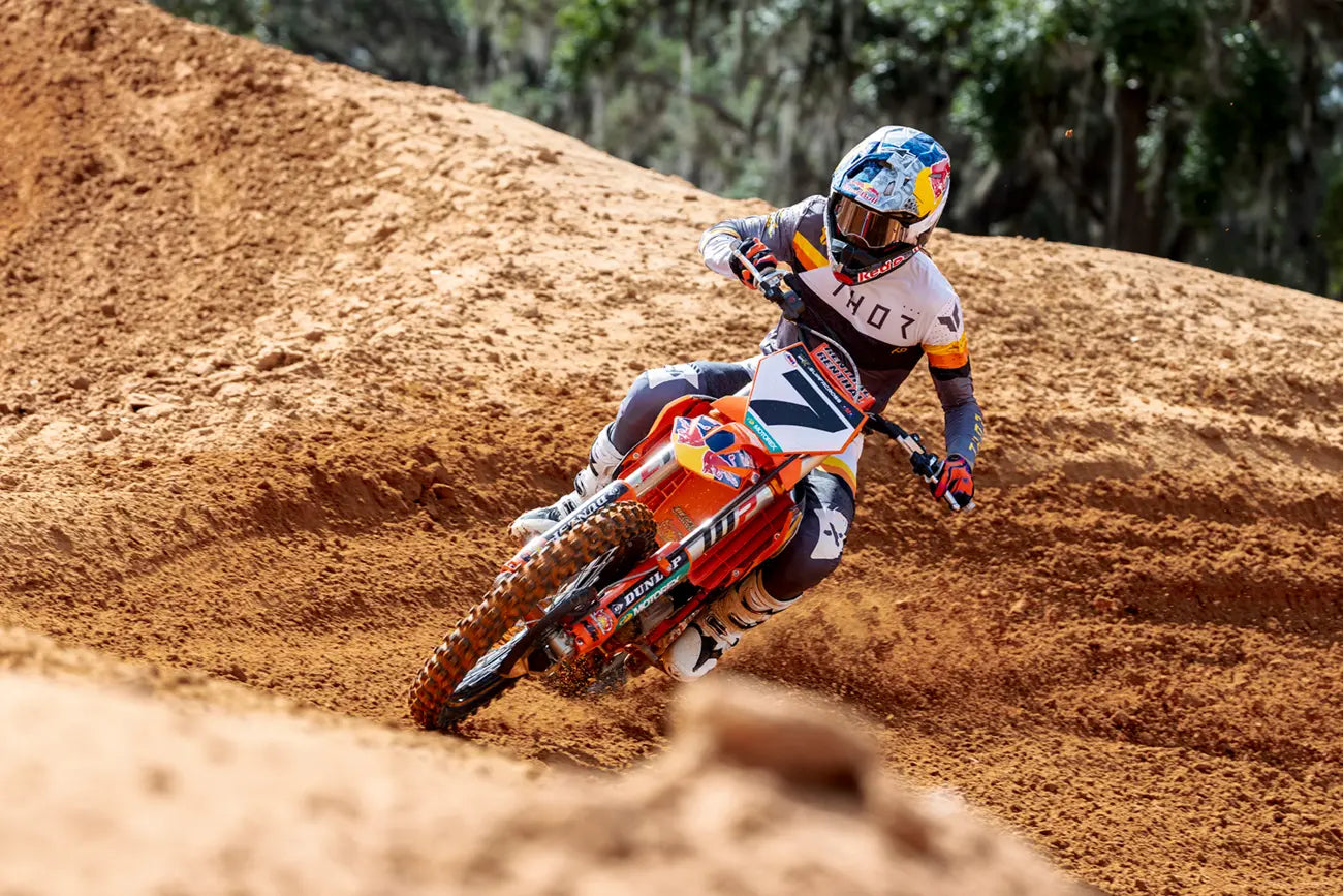 Thor Sportmode Inferno Gloves - Black/Orange/Pink/Purple