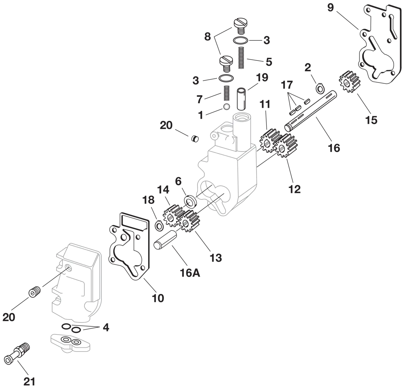 James Pakning Oliepumpe O-ring Til Oliepumpe