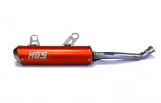 Hgs 2-stroke Silencer Aluminum Muffler With Steel End Cap