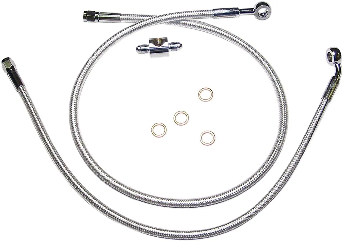 Magnum Shielding Braided Rear Brake Line Kit
