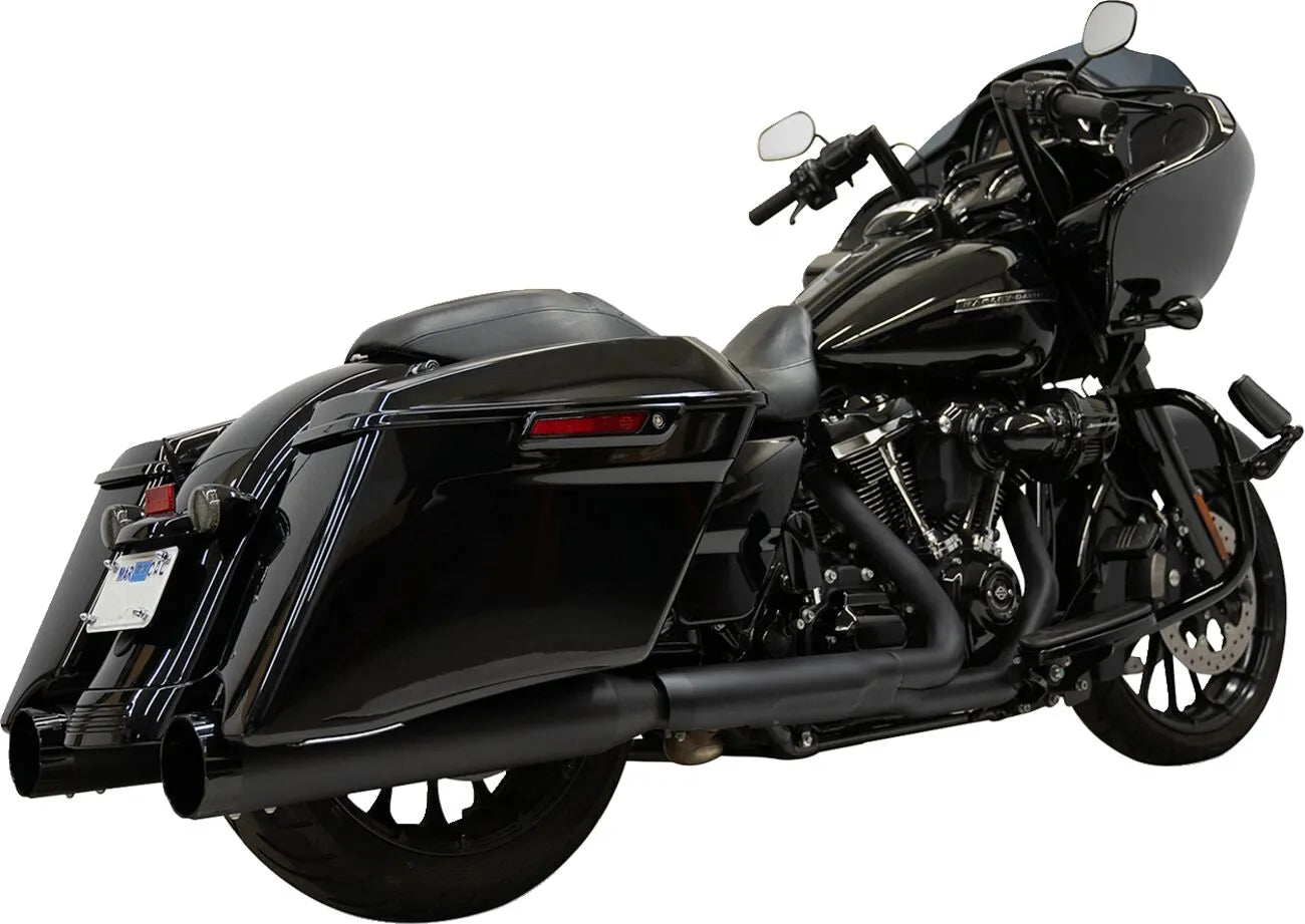 Bassani Xhaust 4-1/2" Slip-on Mufflers - Black