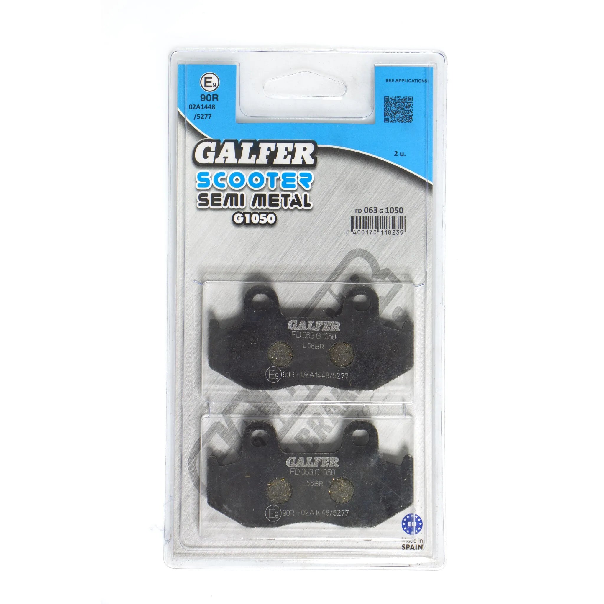 Galfer Semi-metallic Brake Pads For Oem Replacement