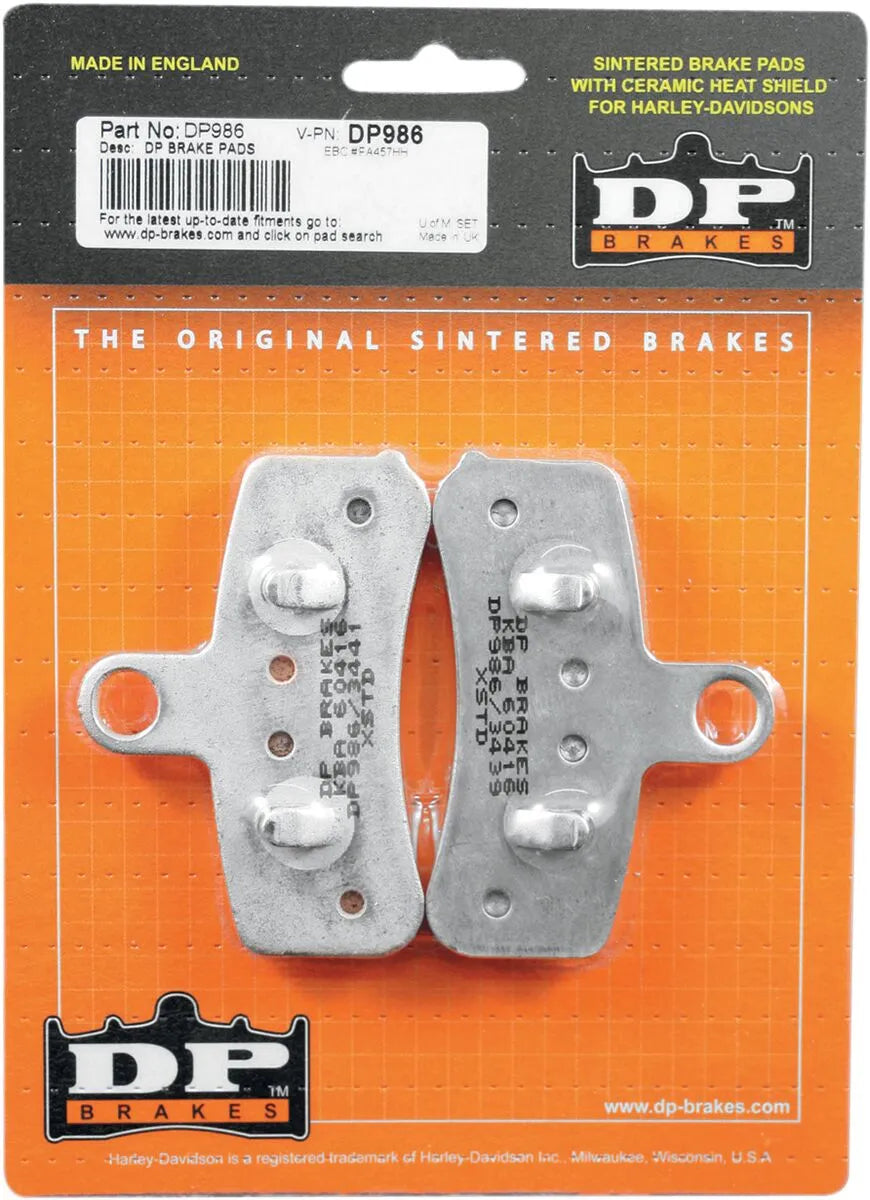 Dp Brakes Sintered Metal Brake Pads For Harley-davidson/buell