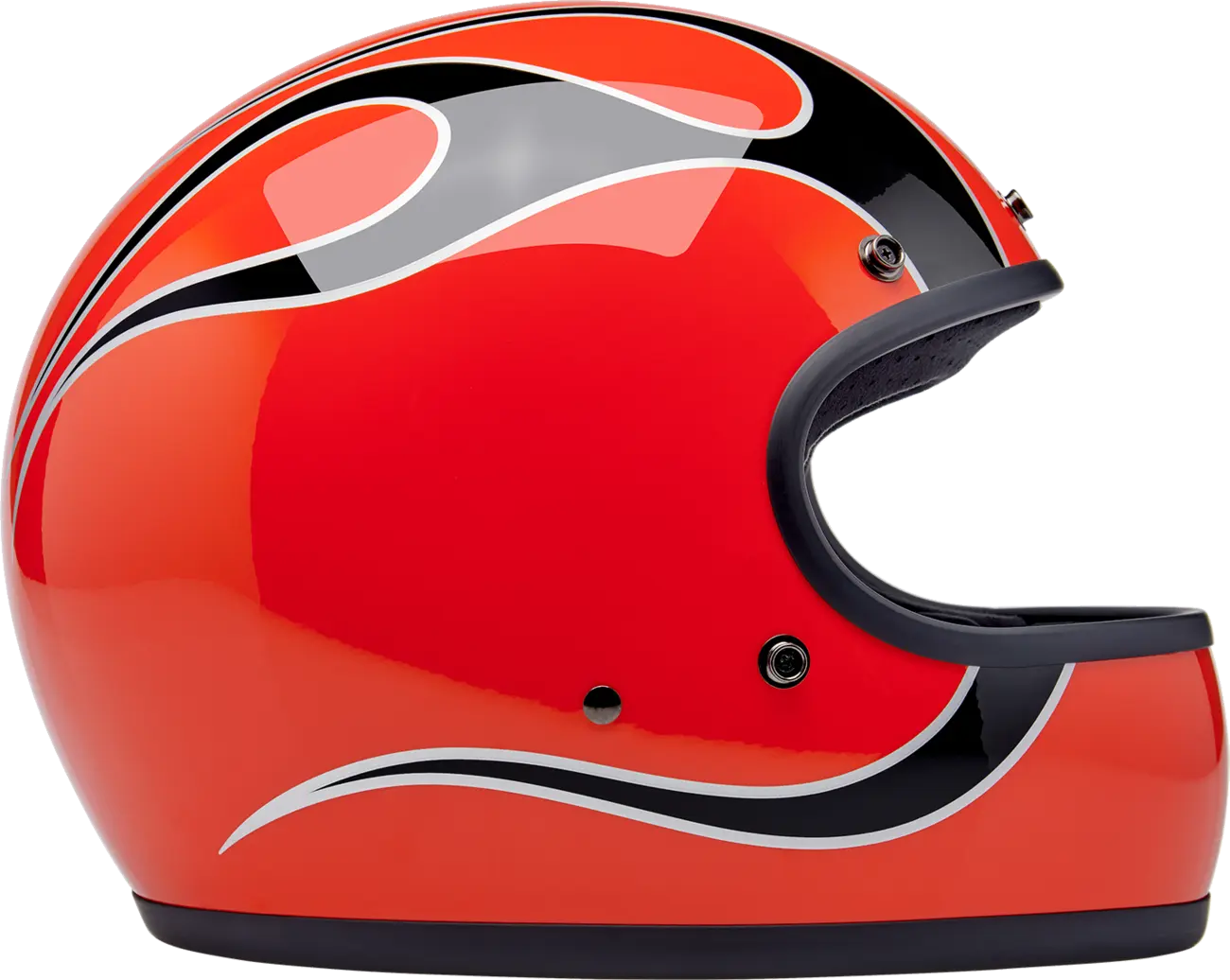 Biltwell Gringo Flames Helmet
