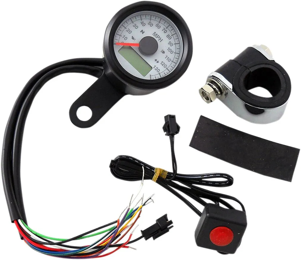 Drag Specialties 1-7/8" elektronisk speedometer