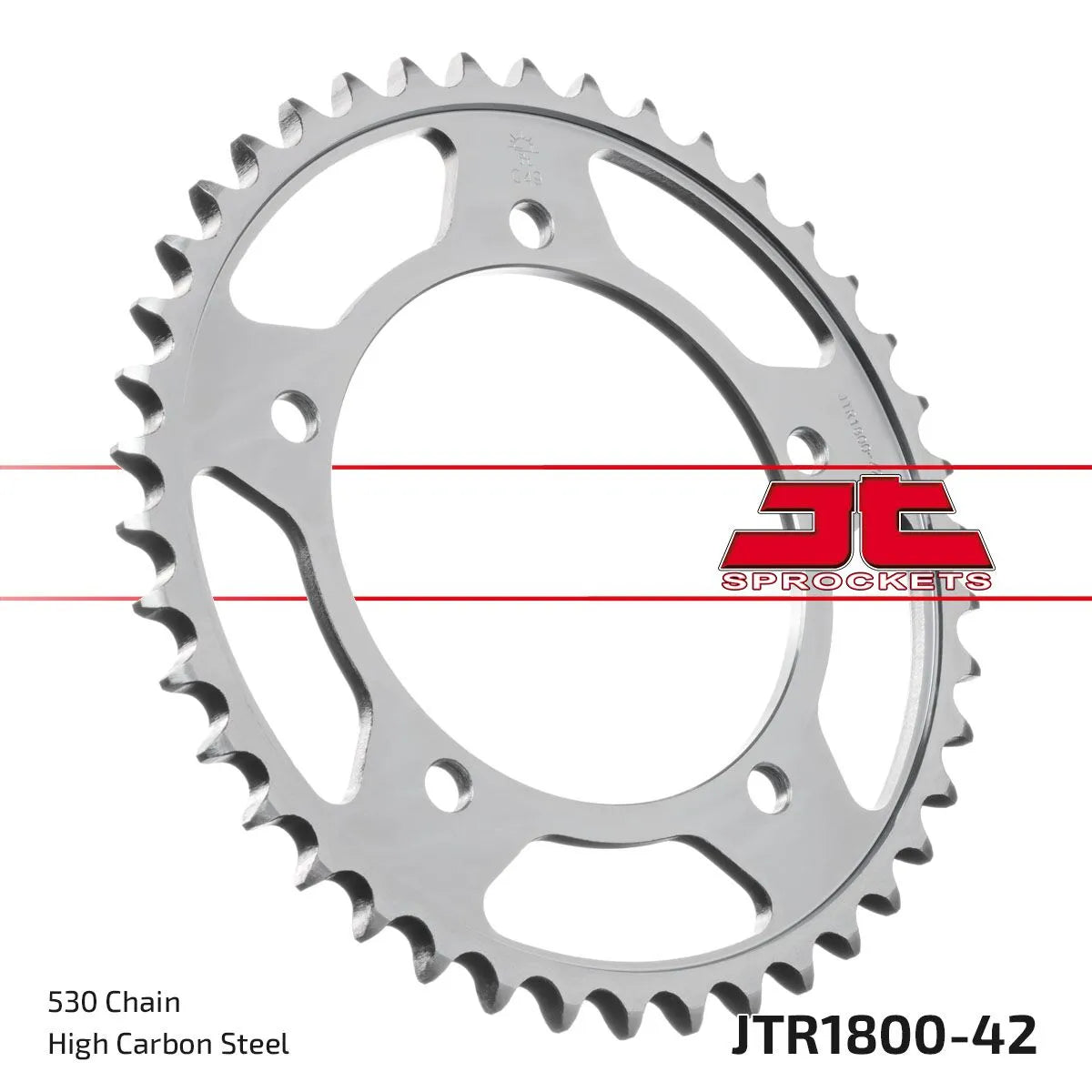 JT Sprockets Stål Baghjul 530-42t