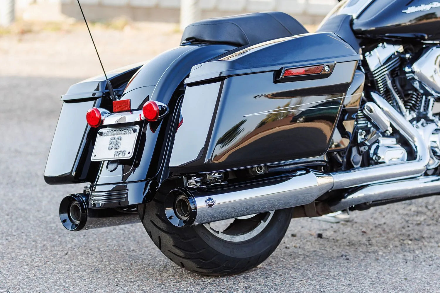 S&s Cycle Gnx Slip-on Mufflers For Harley Davidson