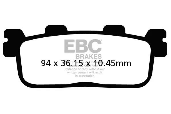 Ebc Sfa-hh Series Sintered Brake Pads For Scooters