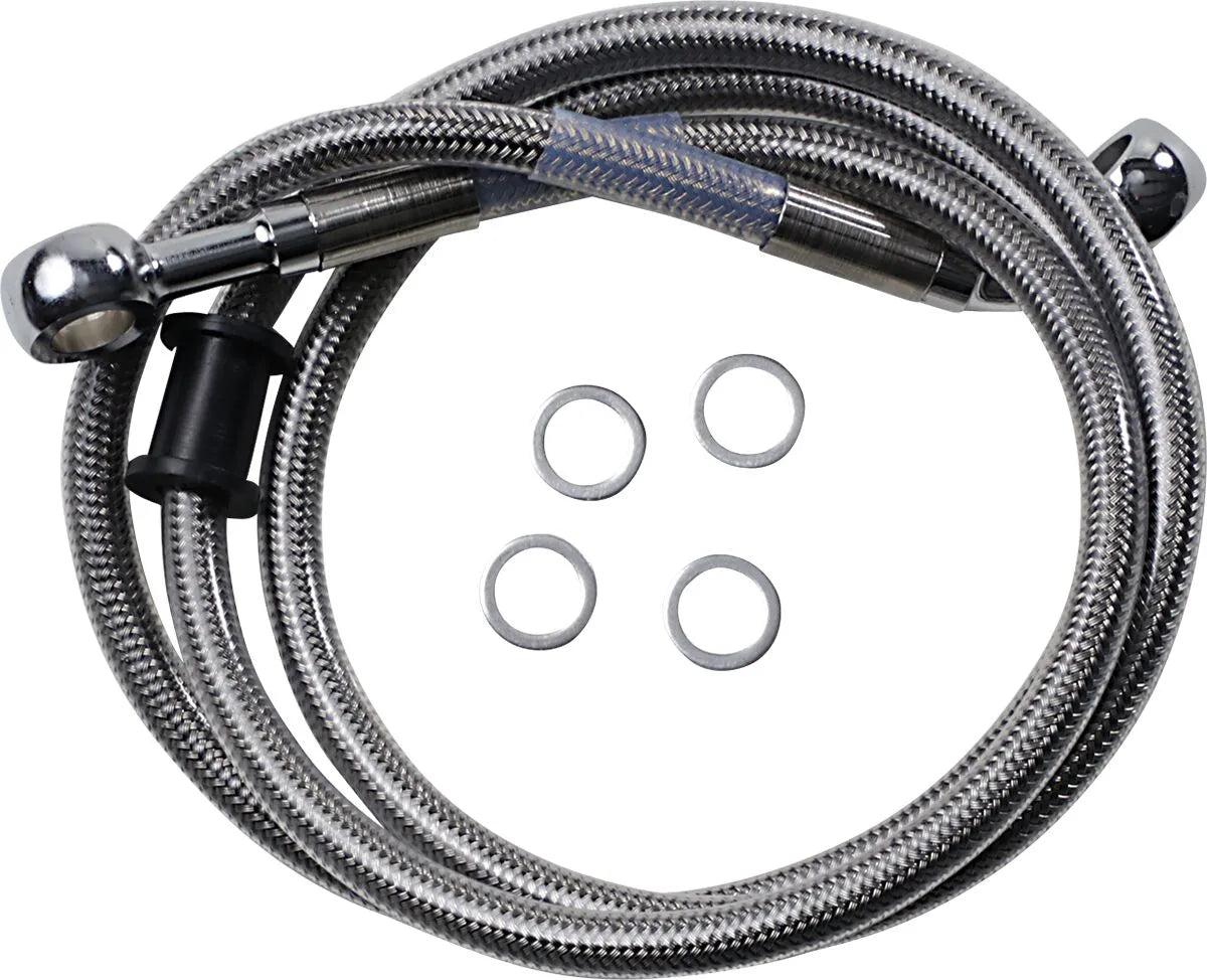 Drag Specialties Stainless Steel Brake Line Kit 45.25"