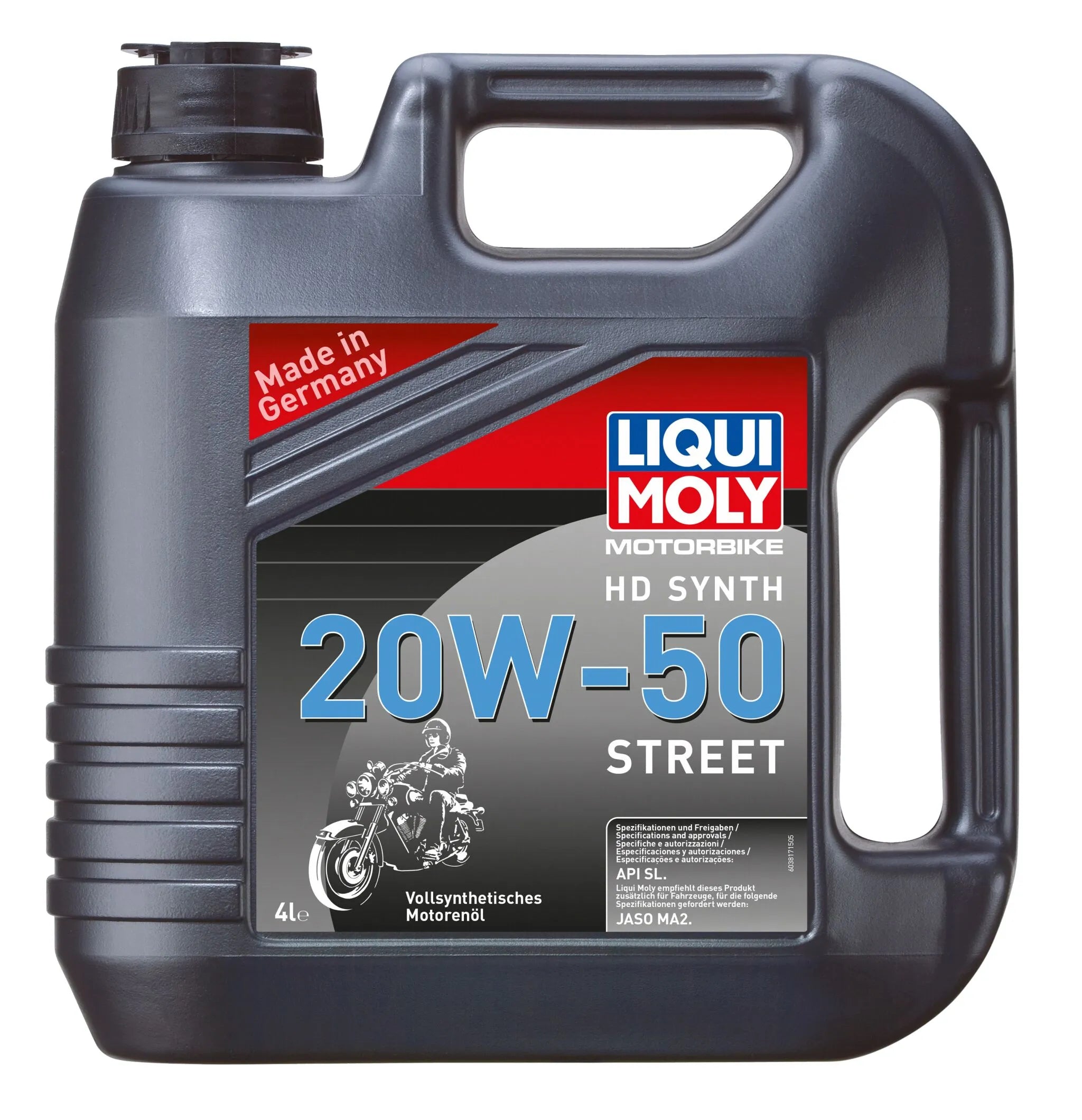 Liqui Moly 20w-50 Street Motor Oil For 4-stroke Engines