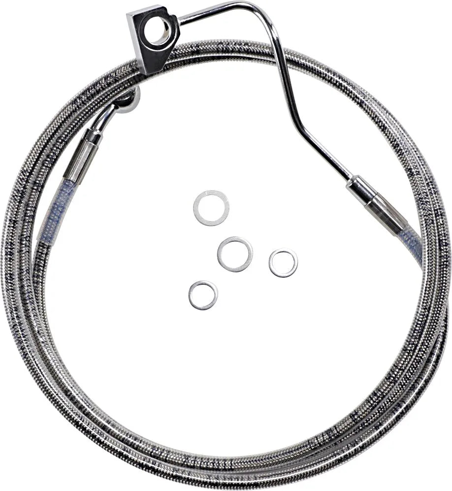 Drag Specialties Extended Brake Line Kit Abs 70.5"