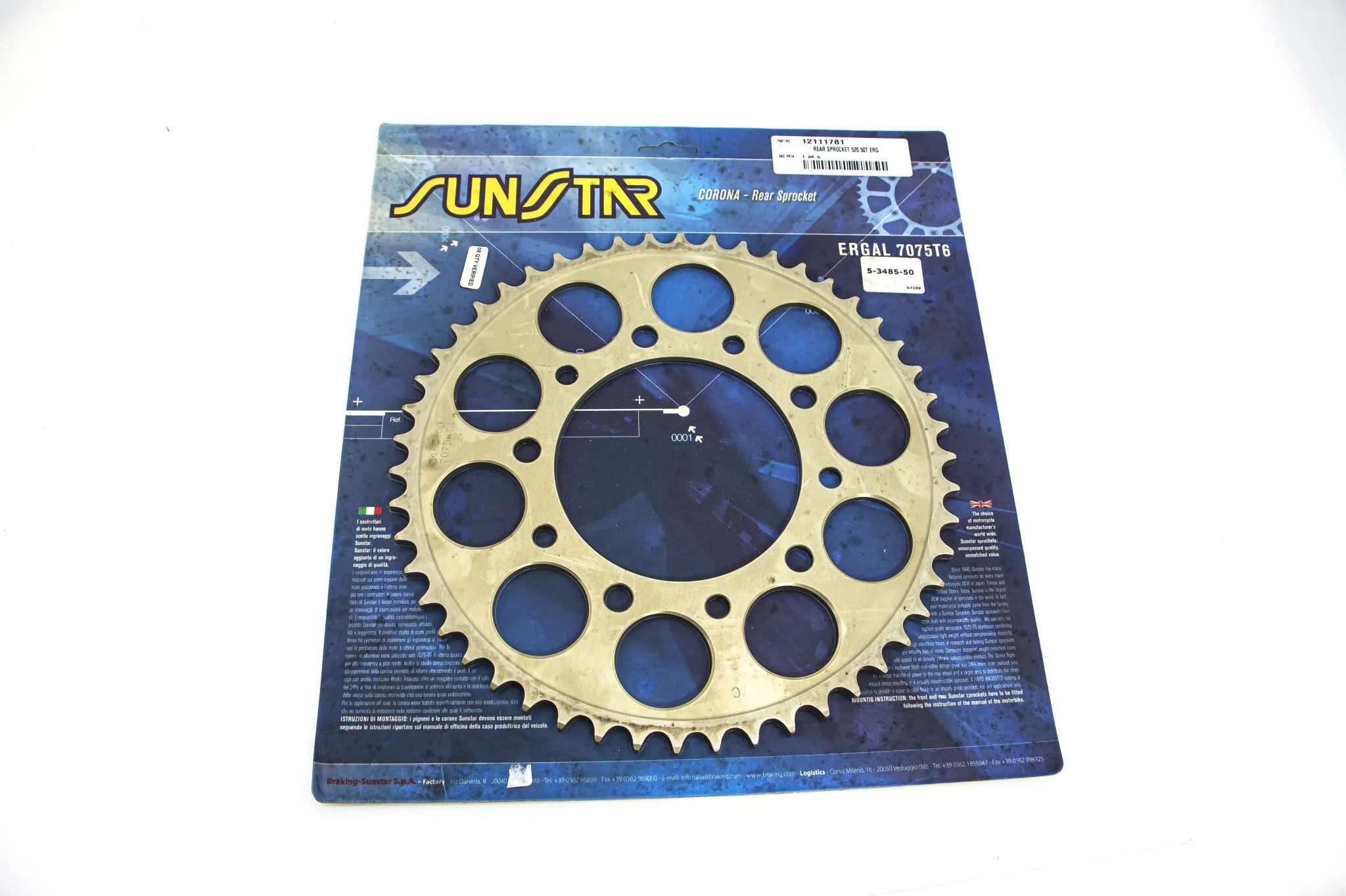 Sunstar Aluminium Baghjul - 520 Kæde