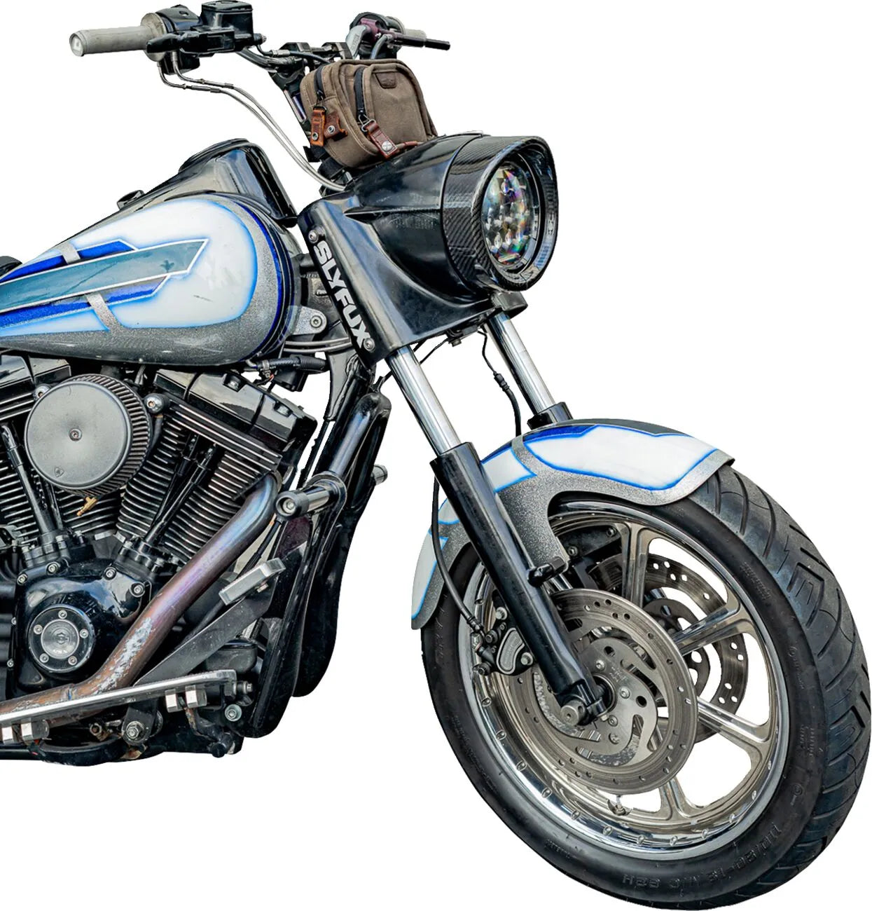 Slyfox forlygtebeklædning med visir